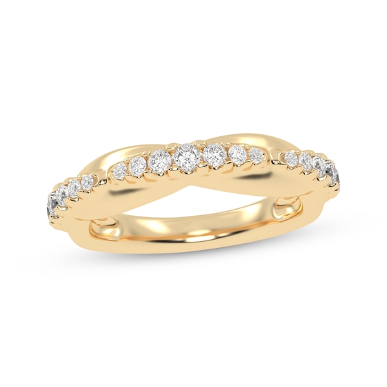 Now + Forever Diamond Graduated Anniversary Ring 1/3 ct tw 10K Yellow Gold