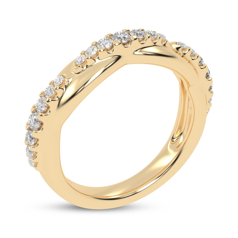 Main Image 2 of Now + Forever Diamond Graduated Anniversary Ring 1/3 ct tw 10K Yellow Gold