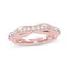 Thumbnail Image 1 of Now + Forever Diamond Graduated Anniversary Ring 1/3 ct tw 10K Rose Gold