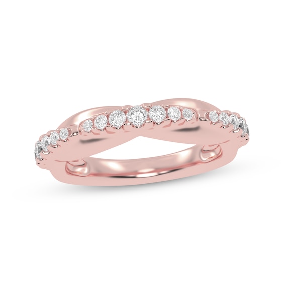 Now + Forever Diamond Graduated Anniversary Ring 1/3 ct tw 10K Rose Gold