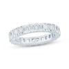 Thumbnail Image 1 of Monique Lhuillier Bliss Emerald-Cut Lab-Grown Diamond Eternity Ring 4 ct tw 18K White Gold