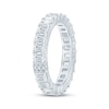 Thumbnail Image 2 of Monique Lhuillier Bliss Emerald-Cut Lab-Grown Diamond Eternity Ring 4 ct tw 18K White Gold