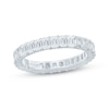 Thumbnail Image 1 of Monique Lhuillier Bliss Emerald-Cut Lab-Grown Diamond Eternity Ring 2 ct tw 18K White Gold