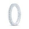 Thumbnail Image 2 of Monique Lhuillier Bliss Emerald-Cut Lab-Grown Diamond Eternity Ring 2 ct tw 18K White Gold