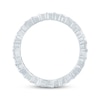 Thumbnail Image 3 of Monique Lhuillier Bliss Emerald-Cut Lab-Grown Diamond Eternity Ring 2 ct tw 18K White Gold
