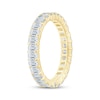 Thumbnail Image 2 of Monique Lhuillier Bliss Emerald-Cut Lab-Grown Diamond Eternity Ring 2 ct tw 18K Yellow Gold