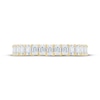 Thumbnail Image 4 of Monique Lhuillier Bliss Emerald-Cut Lab-Grown Diamond Eternity Ring 2 ct tw 18K Yellow Gold