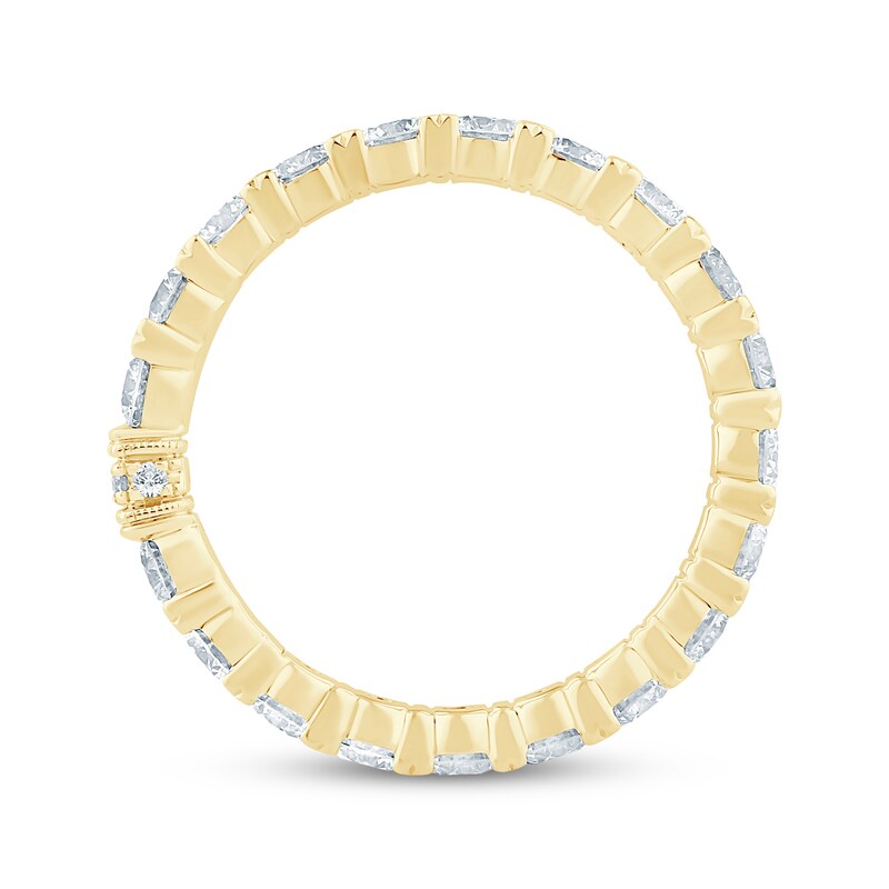Main Image 3 of Monique Lhuillier Bliss Lab-Grown Diamond Eternity Ring 2 ct tw 18K Yellow Gold