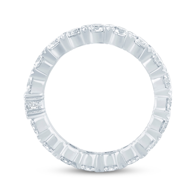 Main Image 3 of Monique Lhuillier Bliss Lab-Grown Diamond Eternity Ring 3 ct tw 18K White Gold