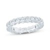 Thumbnail Image 1 of Monique Lhuillier Bliss Oval-Cut Lab-Grown Diamond Eternity Ring 2 ct tw 18K White Gold