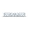 Thumbnail Image 4 of Monique Lhuillier Bliss Oval-Cut Lab-Grown Diamond Eternity Ring 2 ct tw 18K White Gold