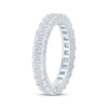 Thumbnail Image 2 of Monique Lhuillier Bliss Emerald-Cut Lab-Grown Diamond Eternity Ring 3 ct tw 18K White Gold