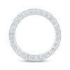 Thumbnail Image 3 of Monique Lhuillier Bliss Emerald-Cut Lab-Grown Diamond Eternity Ring 3 ct tw 18K White Gold