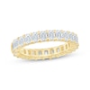 Thumbnail Image 1 of Monique Lhuillier Bliss Emerald-Cut Lab-Grown Diamond Eternity Ring 3 ct tw 18K Yellow Gold