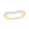 Thumbnail Image 1 of Now + Forever Diamond Contour Anniversary Ring 1/4 ct tw 14K Yellow Gold