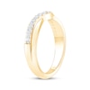 Thumbnail Image 2 of Now + Forever Diamond Contour Anniversary Ring 1/4 ct tw 14K Yellow Gold