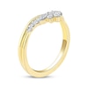 Thumbnail Image 2 of Now + Forever Marquise & Round-Cut Diamond Anniversary Ring 1/4 ct tw 10K Yellow Gold