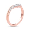 Thumbnail Image 2 of Now + Forever Marquise & Round-Cut Diamond Anniversary Ring 1/4 ct tw 10K Rose Gold