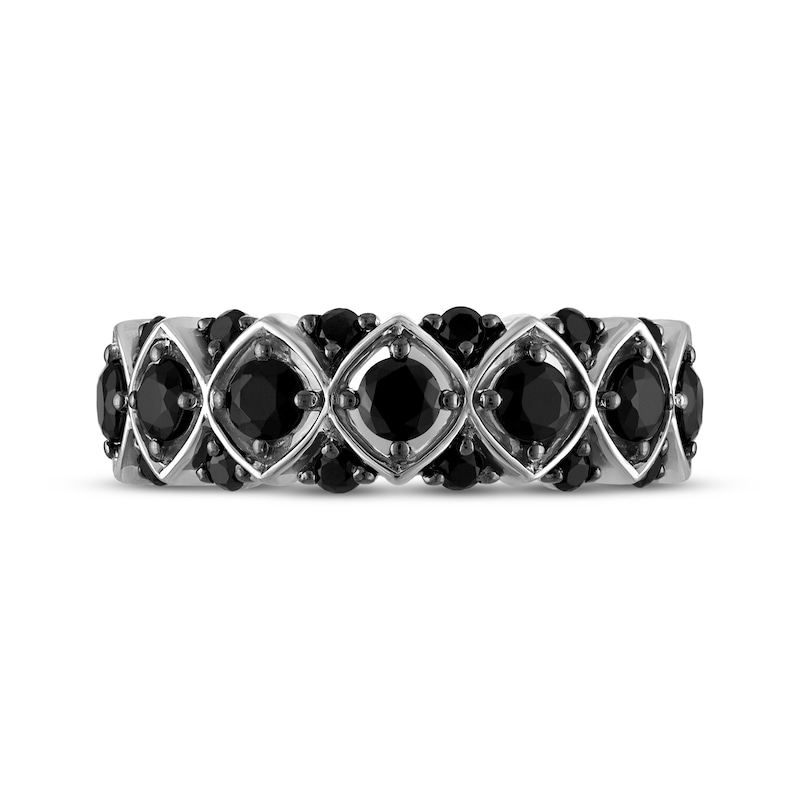 Main Image 3 of Now + Forever Black Diamond Anniversary Ring 1-1/4 ct tw 14K White Gold