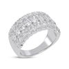 Thumbnail Image 2 of Now + Forever Lab-Grown Diamonds Five-Row Anniversary Ring 2 ct tw 14K White Gold