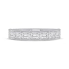 Thumbnail Image 3 of Now + Forever Lab-Grown Diamonds Emerald-Cut Anniversary Ring 1-3/8 ct tw 14K White Gold