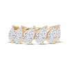 Thumbnail Image 3 of Now + Forever Lab-Grown Diamonds Pear-Shaped Anniversary Ring 3 ct tw 14K Yellow Gold