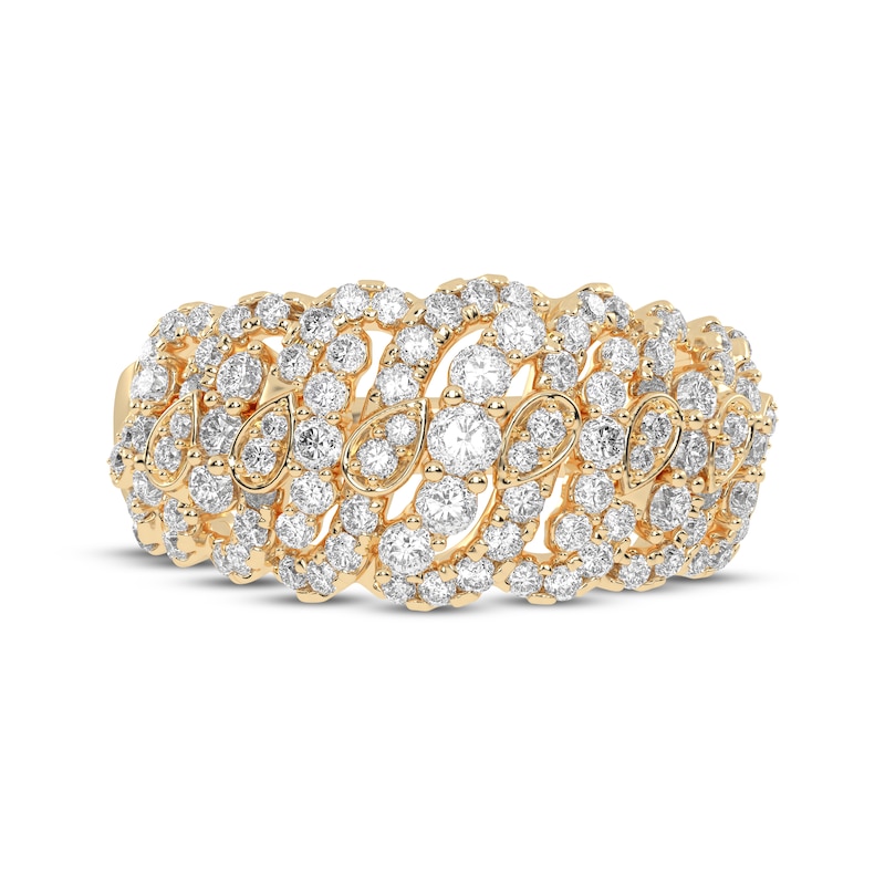 Main Image 3 of Now + Forever Diamond Swirl Anniversary Ring 3/4 ct tw 14K Yellow Gold