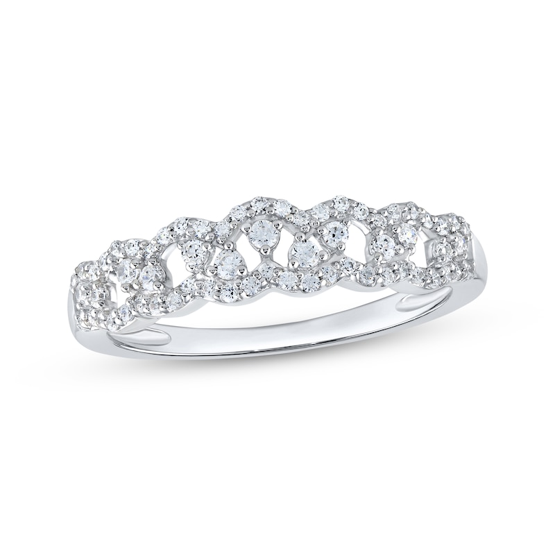 Main Image 1 of Now + Forever Diamond Anniversary Ring 1/3 ct tw 10K White Gold