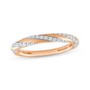 Thumbnail Image 1 of Now + Forever Diamond Twist Anniversary Ring 1/4 ct tw 10K Rose Gold