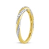 Thumbnail Image 2 of Now + Forever Diamond Twist Anniversary Ring 1/4 ct tw 10K Yellow Gold