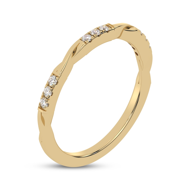 Main Image 2 of Now + Forever Diamond Anniversary Ring 1/6 ct tw 10K Yellow Gold
