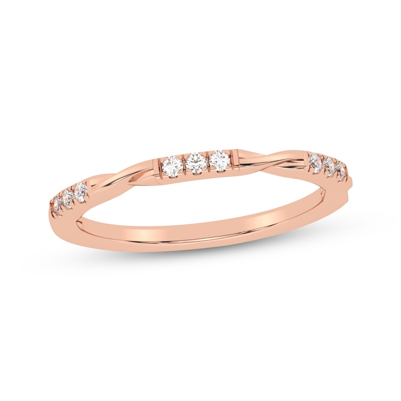 Main Image 1 of Now + Forever Diamond Anniversary Ring 1/6 ct tw 10K Rose Gold