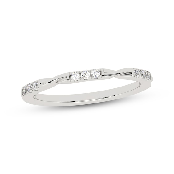 Now + Forever Diamond Anniversary Ring 1/6 ct tw 10K White Gold