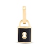 Thumbnail Image 1 of Charmed Memories Enamel Padlock Charm 10K Yellow Gold