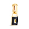 Thumbnail Image 2 of Charmed Memories Enamel Padlock Charm 10K Yellow Gold