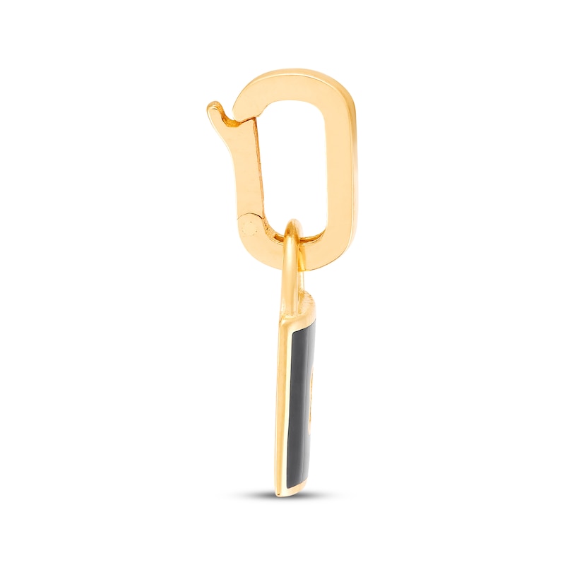Main Image 3 of Charmed Memories Enamel Padlock Charm 10K Yellow Gold