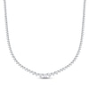 Thumbnail Image 1 of KAY Lab-Grown Diamonds Riviera Necklace 4 ct tw 14K White Gold 16&quot;