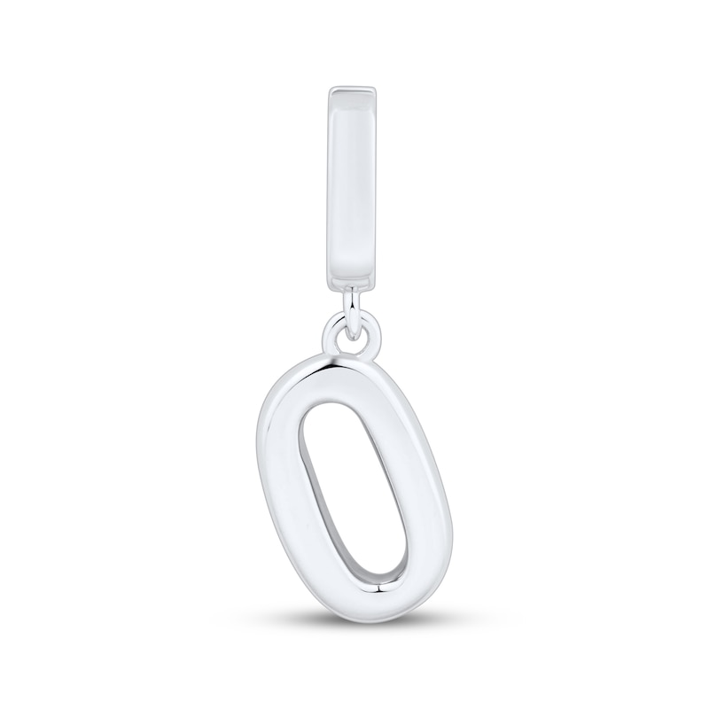 Main Image 1 of Charmed Memories Number 0 Charm Sterling Silver