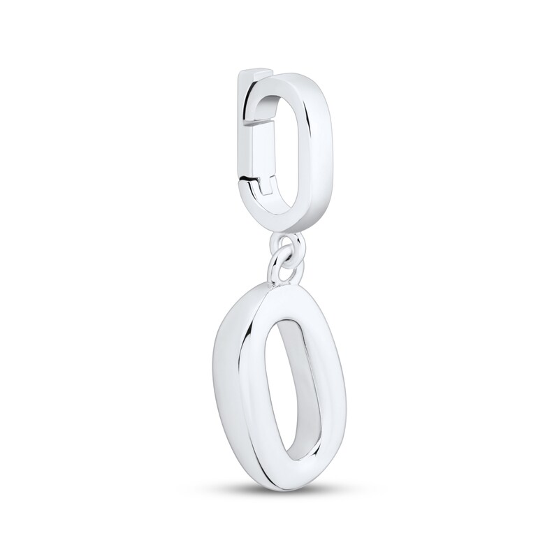 Main Image 2 of Charmed Memories Number 0 Charm Sterling Silver