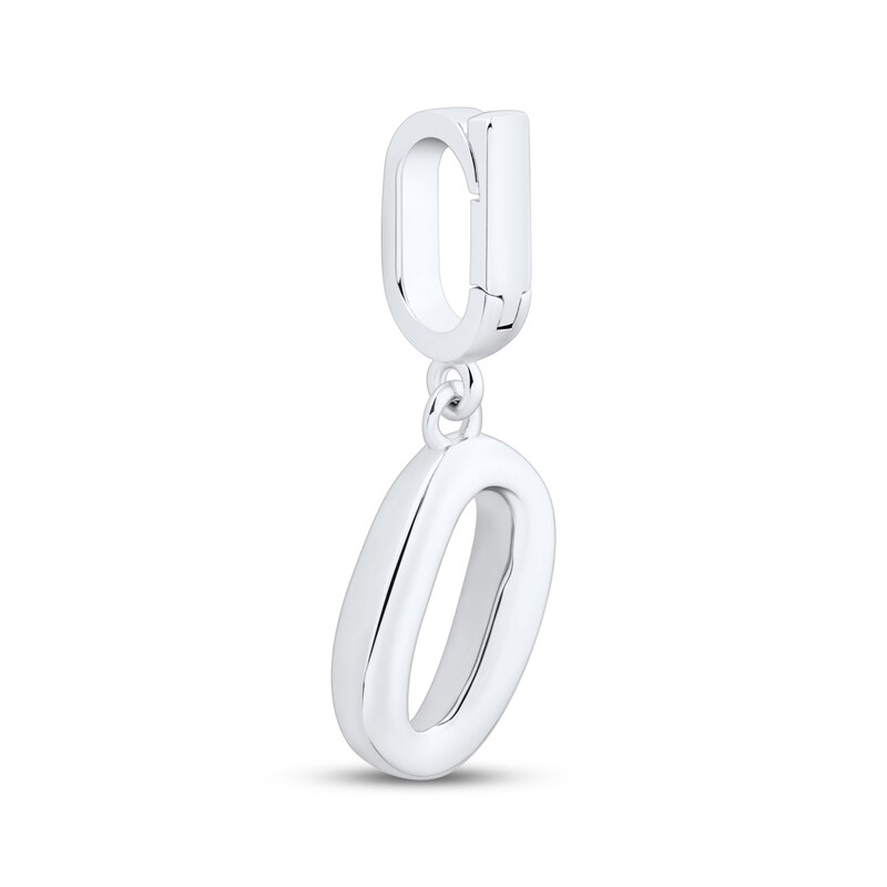 Main Image 3 of Charmed Memories Number 0 Charm Sterling Silver