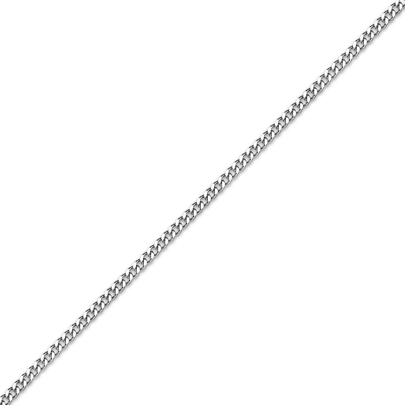 Main Image 2 of Curb Chain Necklace 4mm Solid Stainless Steel 24&quot;