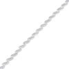 Thumbnail Image 2 of Diamond Wave Link Bracelet 1/10 ct tw Sterling Silver 7&quot;