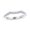 Thumbnail Image 1 of THE LEO Legacy Lab-Grown Diamond Contour Wedding Band 1/5 ct tw 14K White Gold