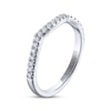 Thumbnail Image 2 of THE LEO Legacy Lab-Grown Diamond Contour Wedding Band 1/5 ct tw 14K White Gold