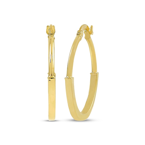 Hoop Earrings 10K Yellow Gold 20mm