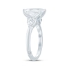 Thumbnail Image 2 of Monique Lhuillier Bliss Emerald-Cut Lab-Grown Diamond Three-Stone Engagement Ring 4-1/8 ct tw 18K White Gold