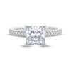 Thumbnail Image 3 of THE LEO Prisma Diamond Princess-Cut Hidden Halo Engagement Ring 1-5/8 ct tw 14K White Gold