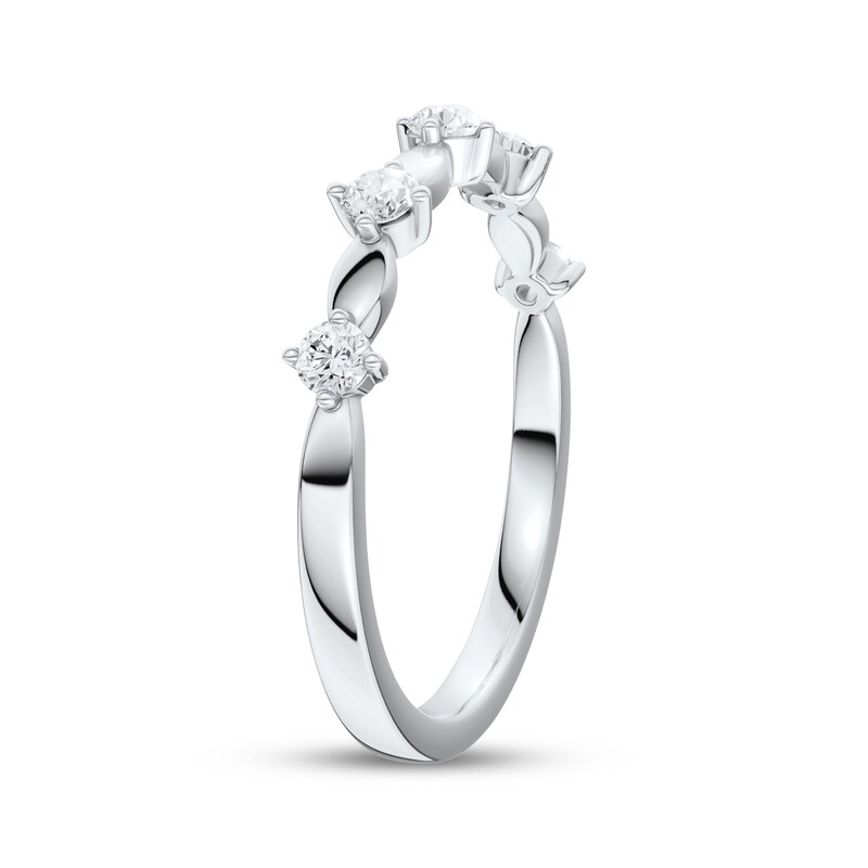Main Image 2 of Now + Forever Lab-Grown Diamonds Anniversary Ring 1/4 ct tw 14K White Gold