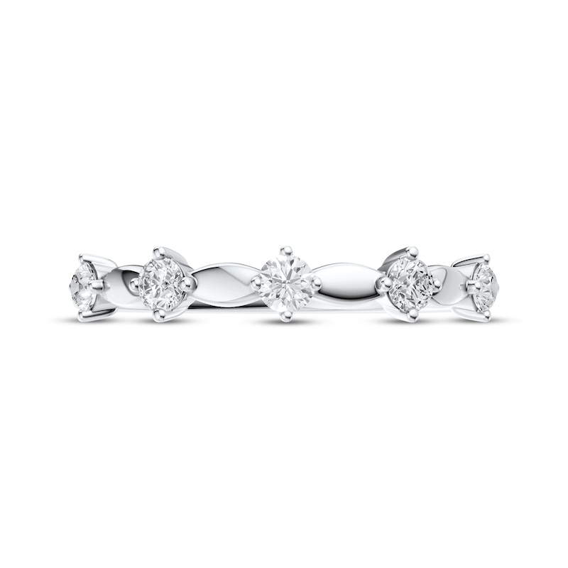 Main Image 4 of Now + Forever Lab-Grown Diamonds Anniversary Ring 1/4 ct tw 14K White Gold