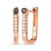 Thumbnail Image 1 of Le Vian Diamond Hoop Earrings 1/5 ct tw 14K Strawberry Gold